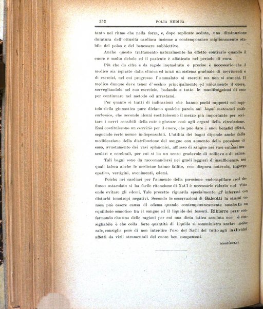 Folia medica periodico trimensile di patologia e clinica medica