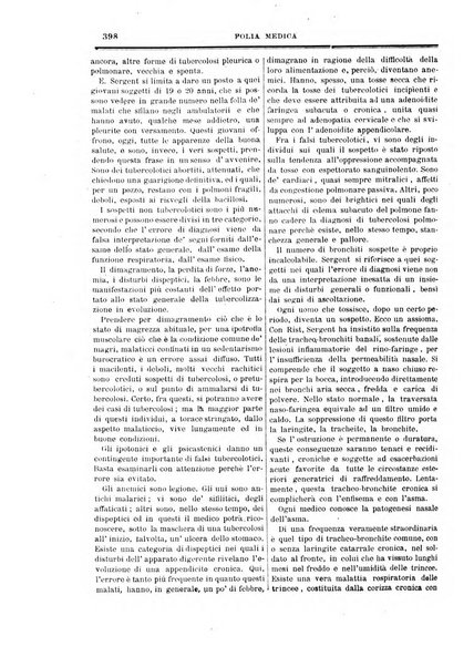 Folia medica periodico trimensile di patologia e clinica medica