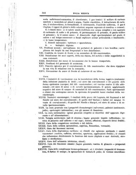 Folia medica periodico trimensile di patologia e clinica medica