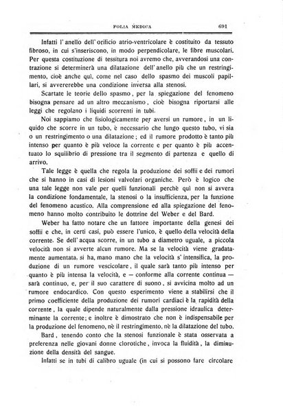 Folia medica periodico trimensile di patologia e clinica medica