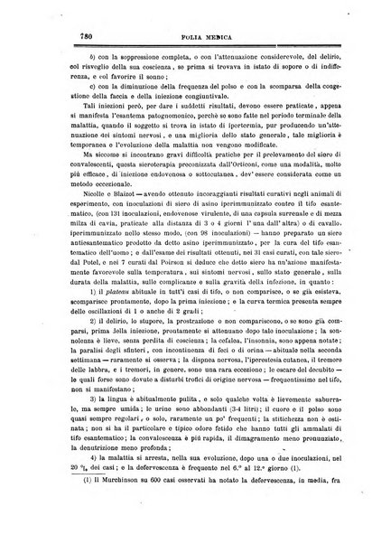 Folia medica periodico trimensile di patologia e clinica medica