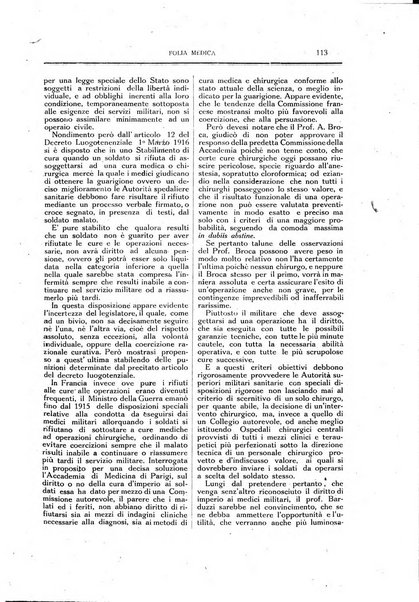 Folia medica periodico trimensile di patologia e clinica medica