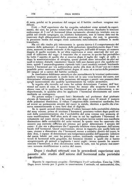 Folia medica periodico trimensile di patologia e clinica medica