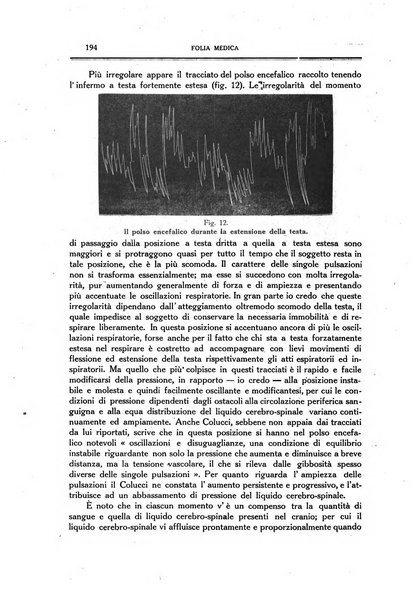 Folia medica periodico trimensile di patologia e clinica medica