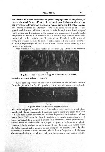 Folia medica periodico trimensile di patologia e clinica medica