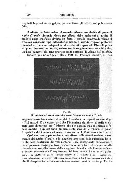 Folia medica periodico trimensile di patologia e clinica medica