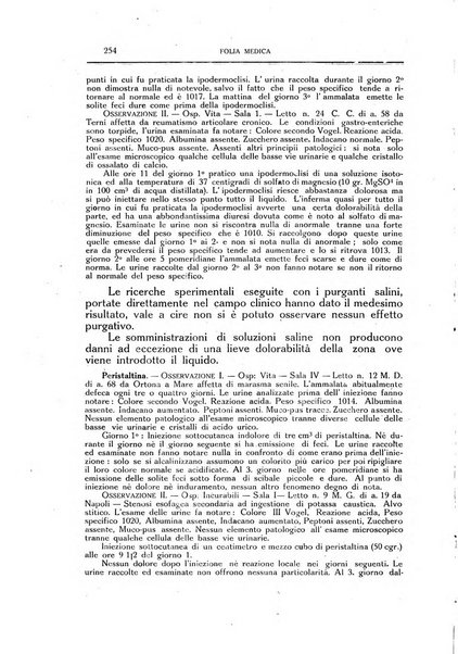 Folia medica periodico trimensile di patologia e clinica medica