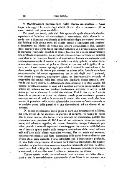 Folia medica periodico trimensile di patologia e clinica medica