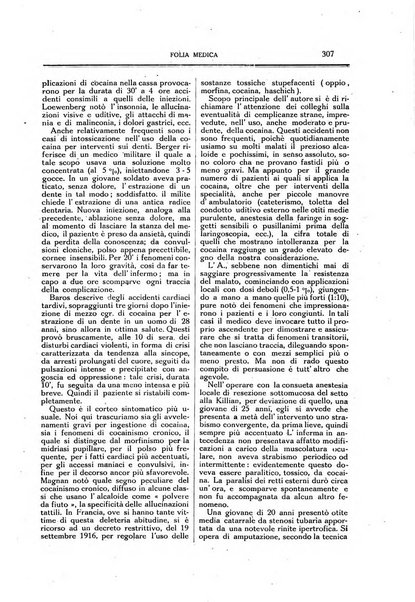 Folia medica periodico trimensile di patologia e clinica medica