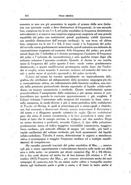 Folia medica periodico trimensile di patologia e clinica medica