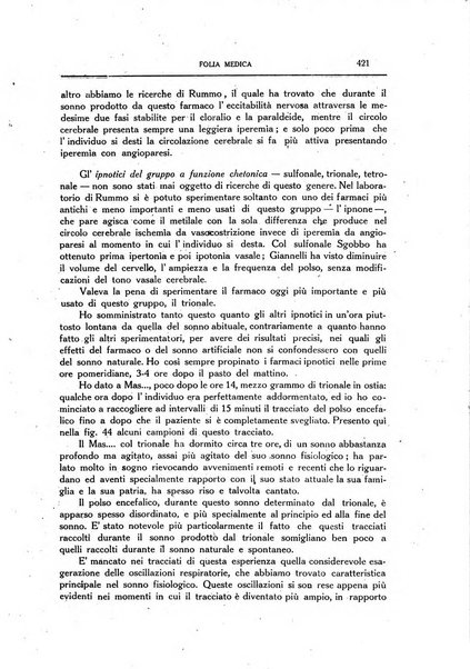 Folia medica periodico trimensile di patologia e clinica medica