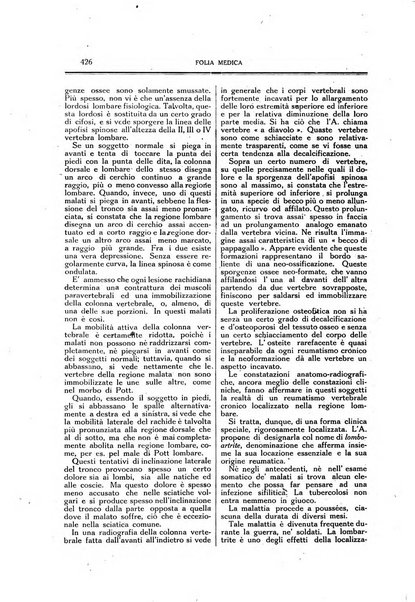 Folia medica periodico trimensile di patologia e clinica medica