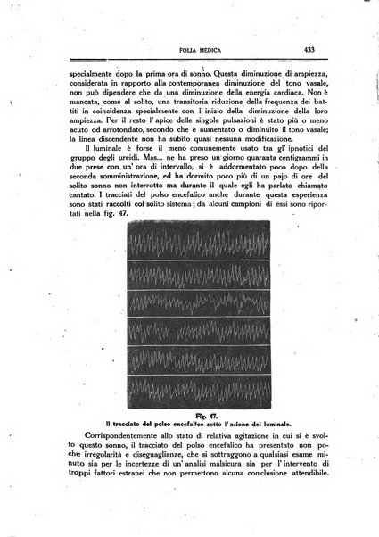 Folia medica periodico trimensile di patologia e clinica medica