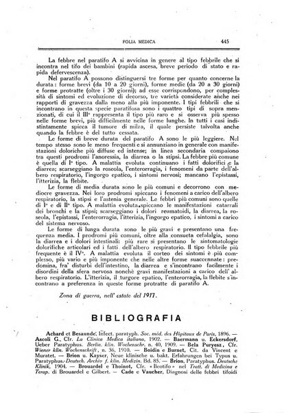 Folia medica periodico trimensile di patologia e clinica medica