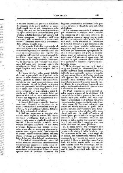 Folia medica periodico trimensile di patologia e clinica medica