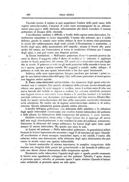 Folia medica periodico trimensile di patologia e clinica medica