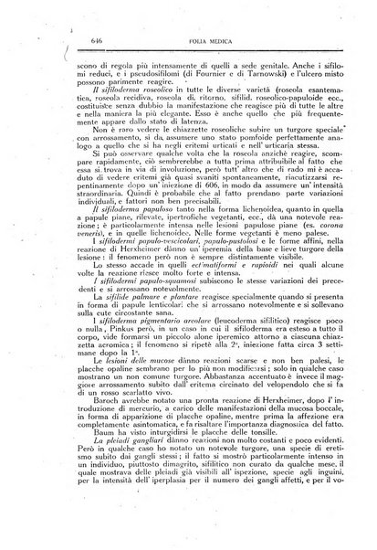 Folia medica periodico trimensile di patologia e clinica medica