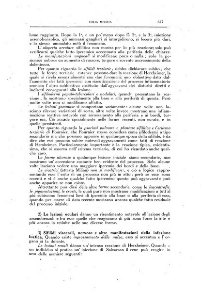 Folia medica periodico trimensile di patologia e clinica medica