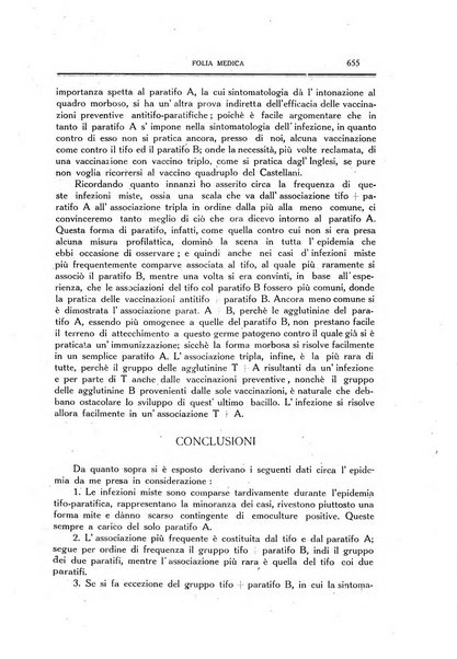 Folia medica periodico trimensile di patologia e clinica medica