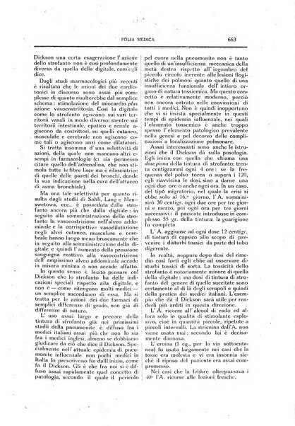 Folia medica periodico trimensile di patologia e clinica medica