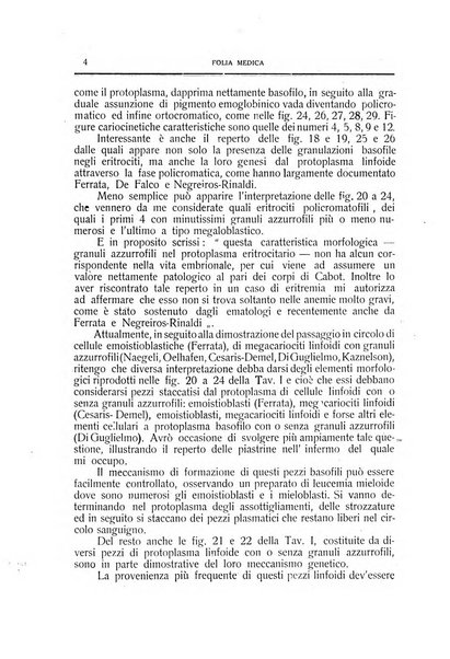 Folia medica periodico trimensile di patologia e clinica medica