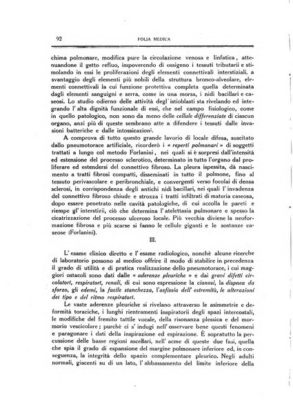 Folia medica periodico trimensile di patologia e clinica medica