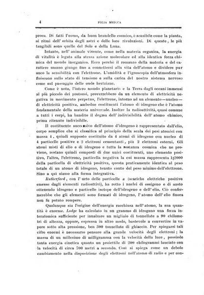 Folia medica periodico trimensile di patologia e clinica medica