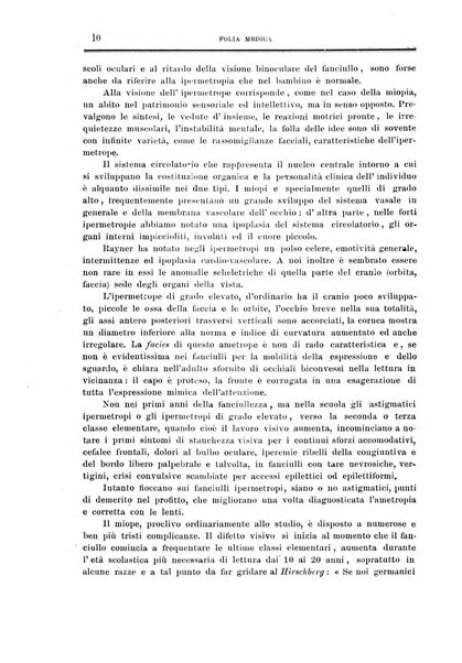 Folia medica periodico trimensile di patologia e clinica medica