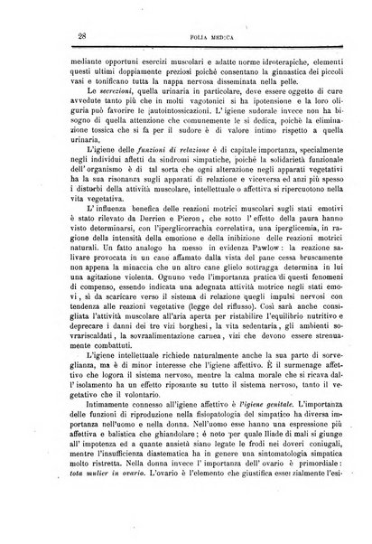 Folia medica periodico trimensile di patologia e clinica medica