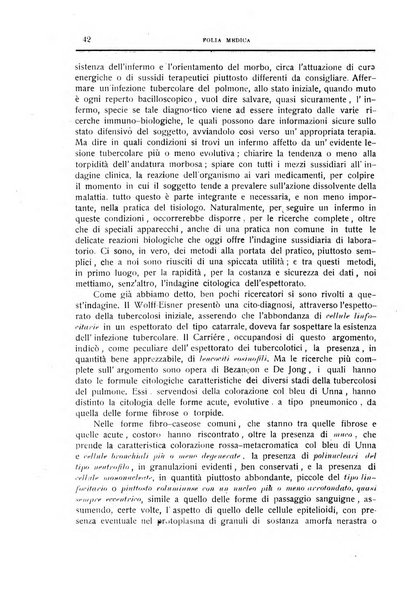 Folia medica periodico trimensile di patologia e clinica medica