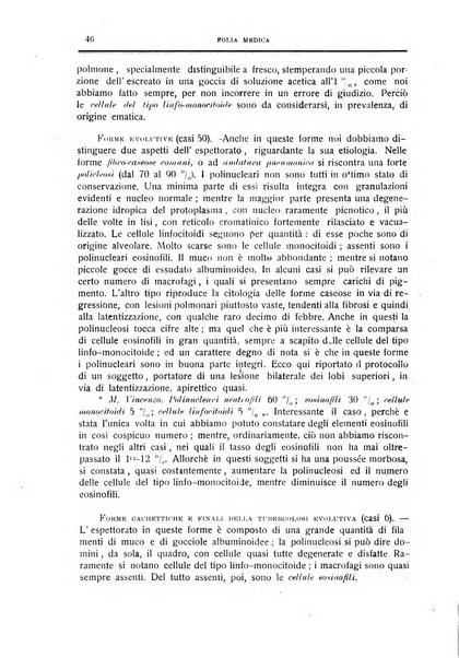 Folia medica periodico trimensile di patologia e clinica medica