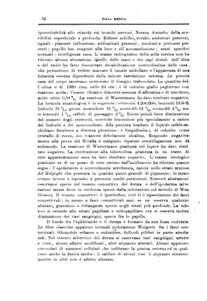 Folia medica periodico trimensile di patologia e clinica medica