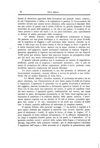 Folia medica periodico trimensile di patologia e clinica medica