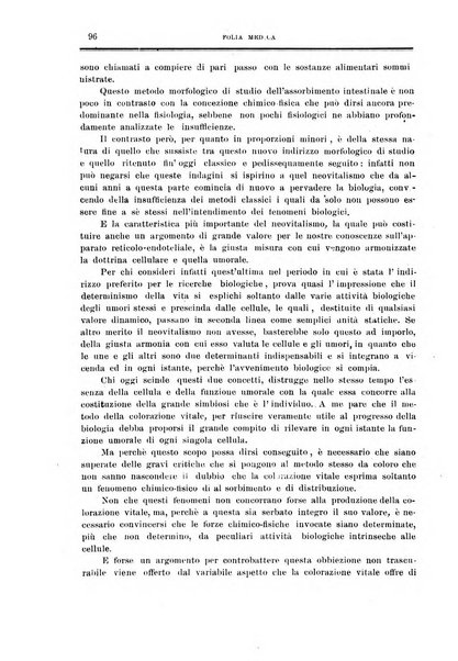 Folia medica periodico trimensile di patologia e clinica medica