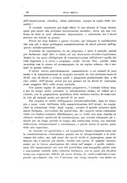 Folia medica periodico trimensile di patologia e clinica medica