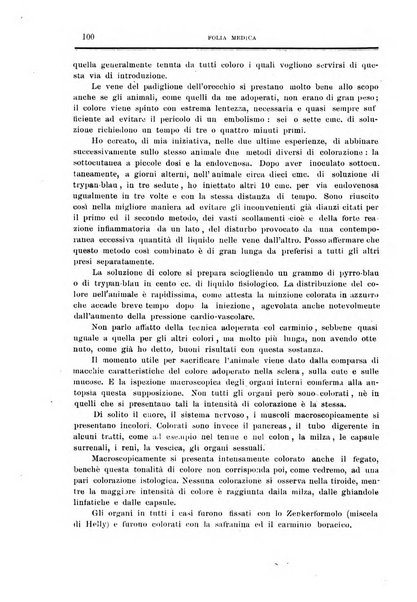 Folia medica periodico trimensile di patologia e clinica medica