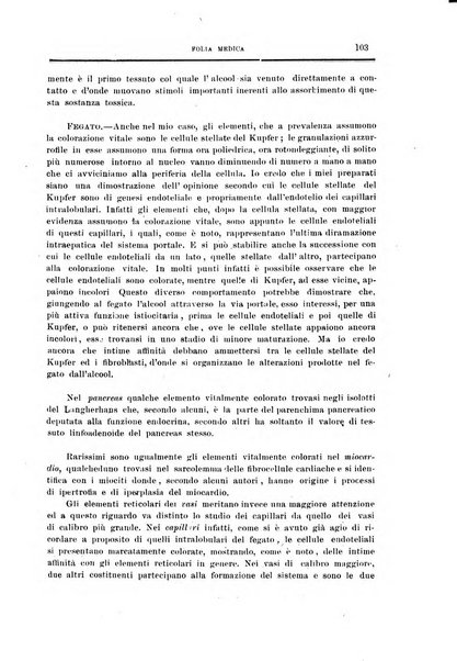 Folia medica periodico trimensile di patologia e clinica medica