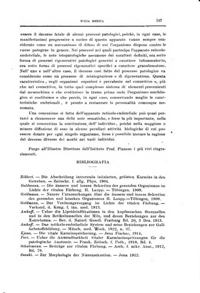 Folia medica periodico trimensile di patologia e clinica medica