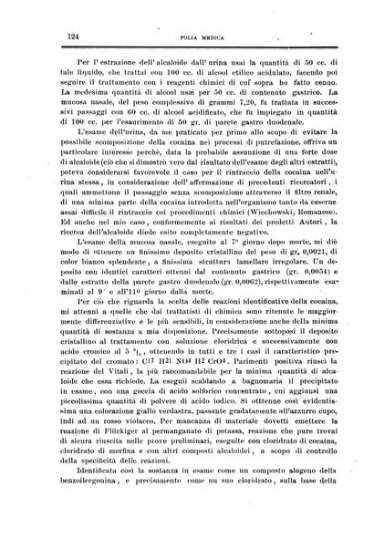 Folia medica periodico trimensile di patologia e clinica medica