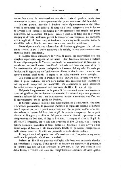 Folia medica periodico trimensile di patologia e clinica medica