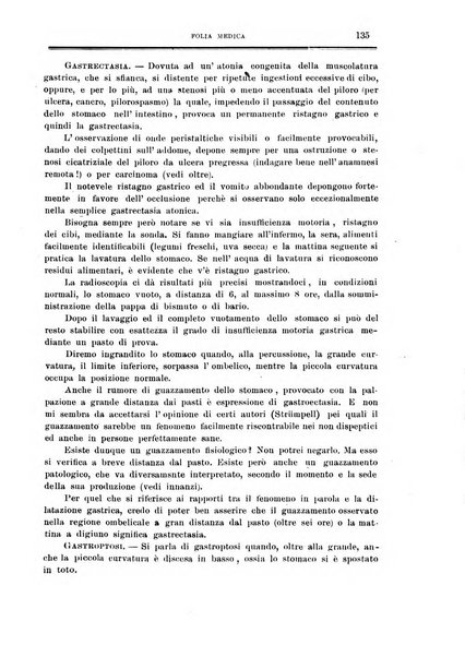 Folia medica periodico trimensile di patologia e clinica medica