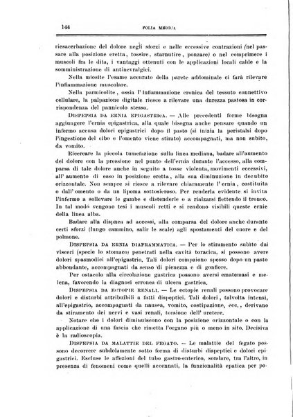 Folia medica periodico trimensile di patologia e clinica medica