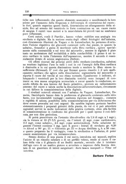 Folia medica periodico trimensile di patologia e clinica medica