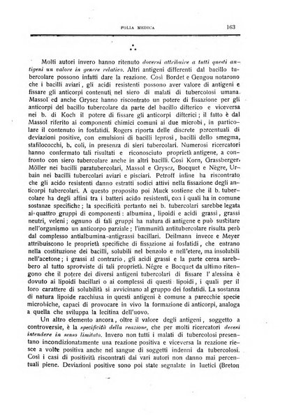 Folia medica periodico trimensile di patologia e clinica medica