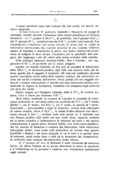 Folia medica periodico trimensile di patologia e clinica medica