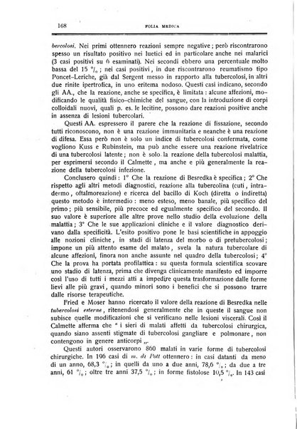 Folia medica periodico trimensile di patologia e clinica medica