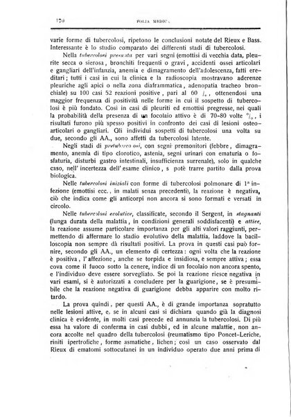 Folia medica periodico trimensile di patologia e clinica medica