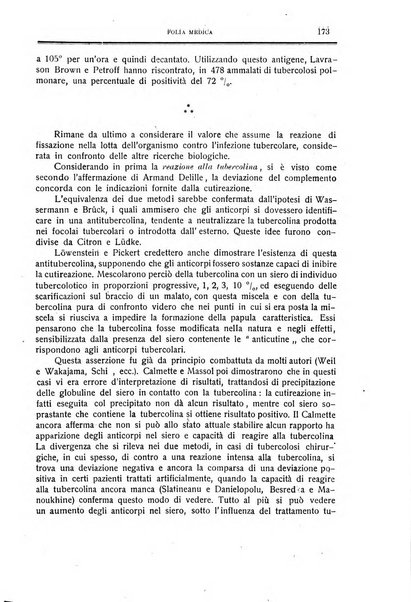 Folia medica periodico trimensile di patologia e clinica medica