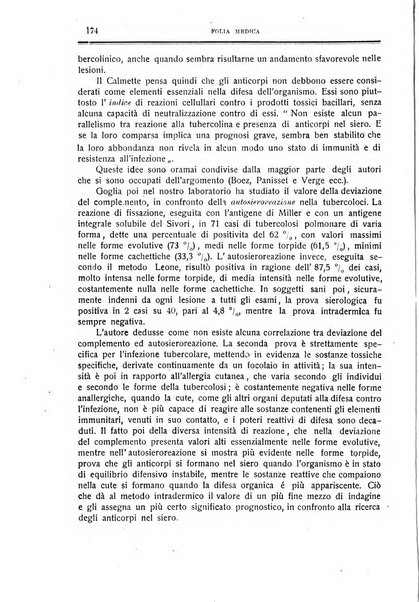 Folia medica periodico trimensile di patologia e clinica medica