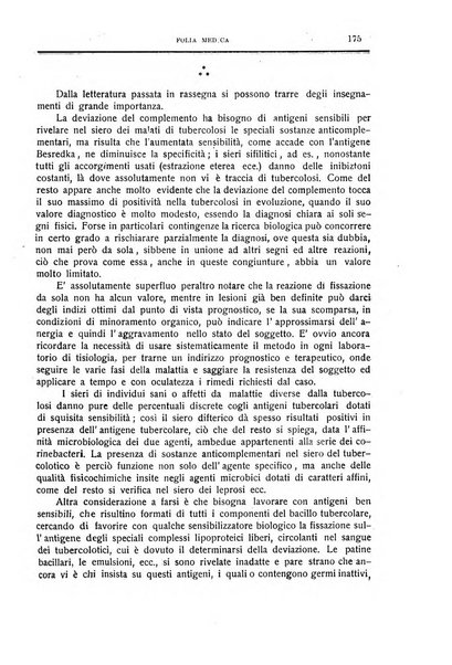 Folia medica periodico trimensile di patologia e clinica medica